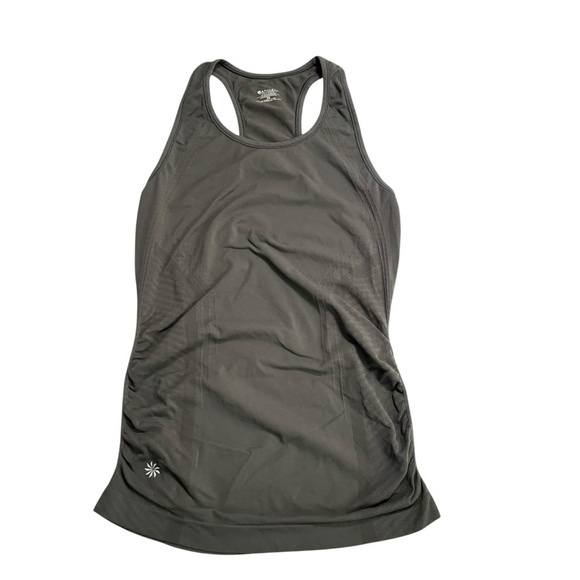 Athleta Momentum Tank with silicon grippers and the bottom. Size XS, Gray - Picture 1 of 10